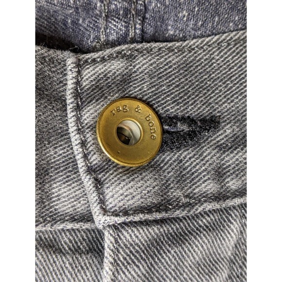 Rag and Bone RB Jay 23x Jeans Slim Leg Button Fly Pullman Gray 31x28 - Picture 5 of 16
